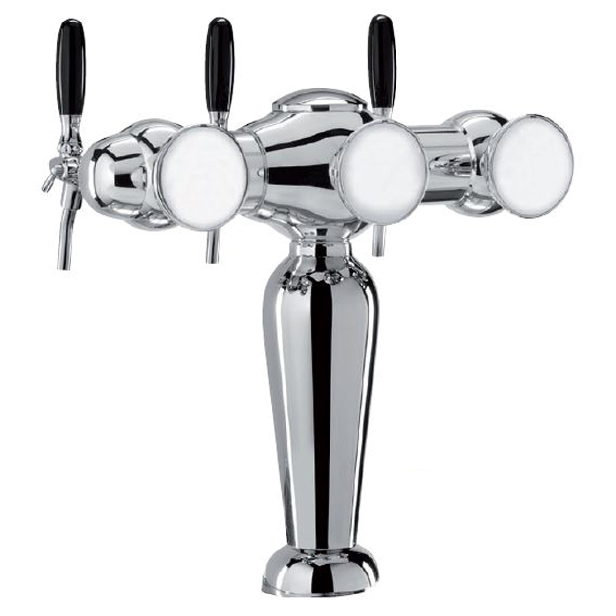 Romatic 3 Tap Chrome Tower with LED